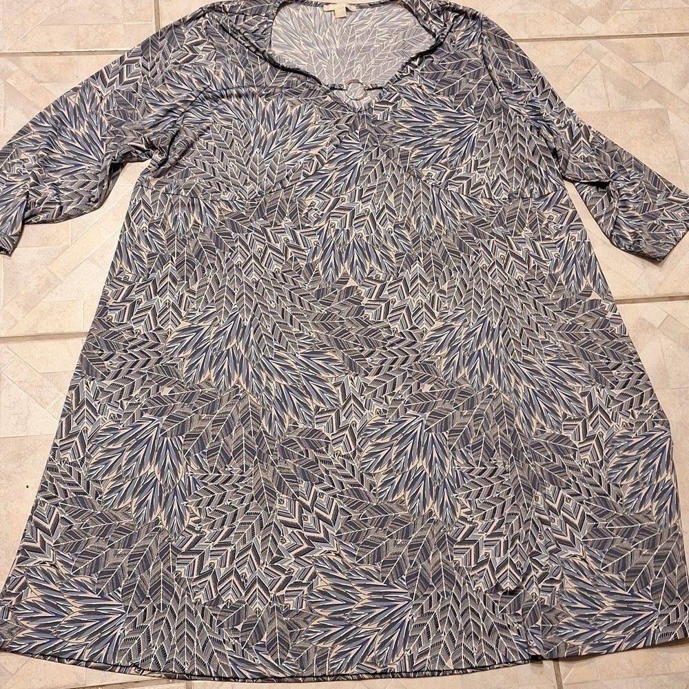 Y women's Sunny Leigh stretch 3/4 sleeve plus size dress 3X